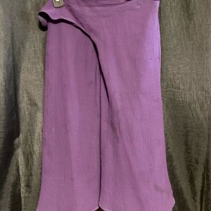 Purple scarf skirt